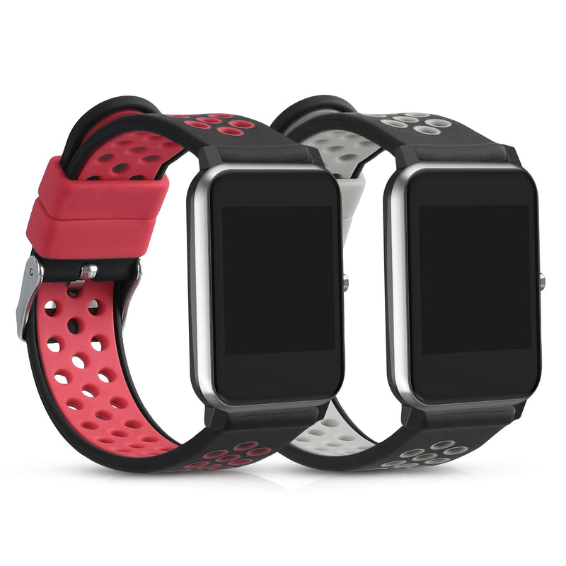 kwmobile Uhrenarmband für Willful Fitnesstracker / Smartwatch Armband Band Set Ersatzarmband