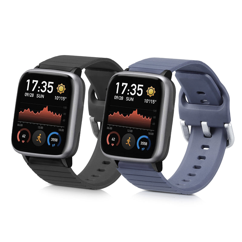 kwmobile Uhrenarmband für Willful Fitnesstracker / Smartwatch Armband Band Set Ersatzarmband Smartwatch