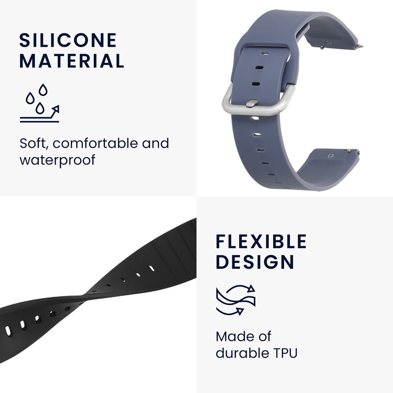 kwmobile Uhrenarmband für Willful Fitnesstracker / Smartwatch Armband Band Set Ersatzarmband Smartwatch