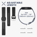 kwmobile Uhrenarmband für Willful Fitnesstracker / Smartwatch Armband Band Set Ersatzarmband Smartwatch