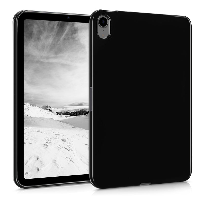 kwmobile Schutzhülle kompatibel mit Apple iPad Mini 6 (2021) / iPad Mini 7 (2024) - Hülle Silikon - Tablet Cover Case Schwarz Schwarz  