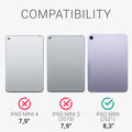kwmobile Schutzhülle kompatibel mit Apple iPad Mini 6 (2021) / iPad Mini 7 (2024) - Tablet Cover Case