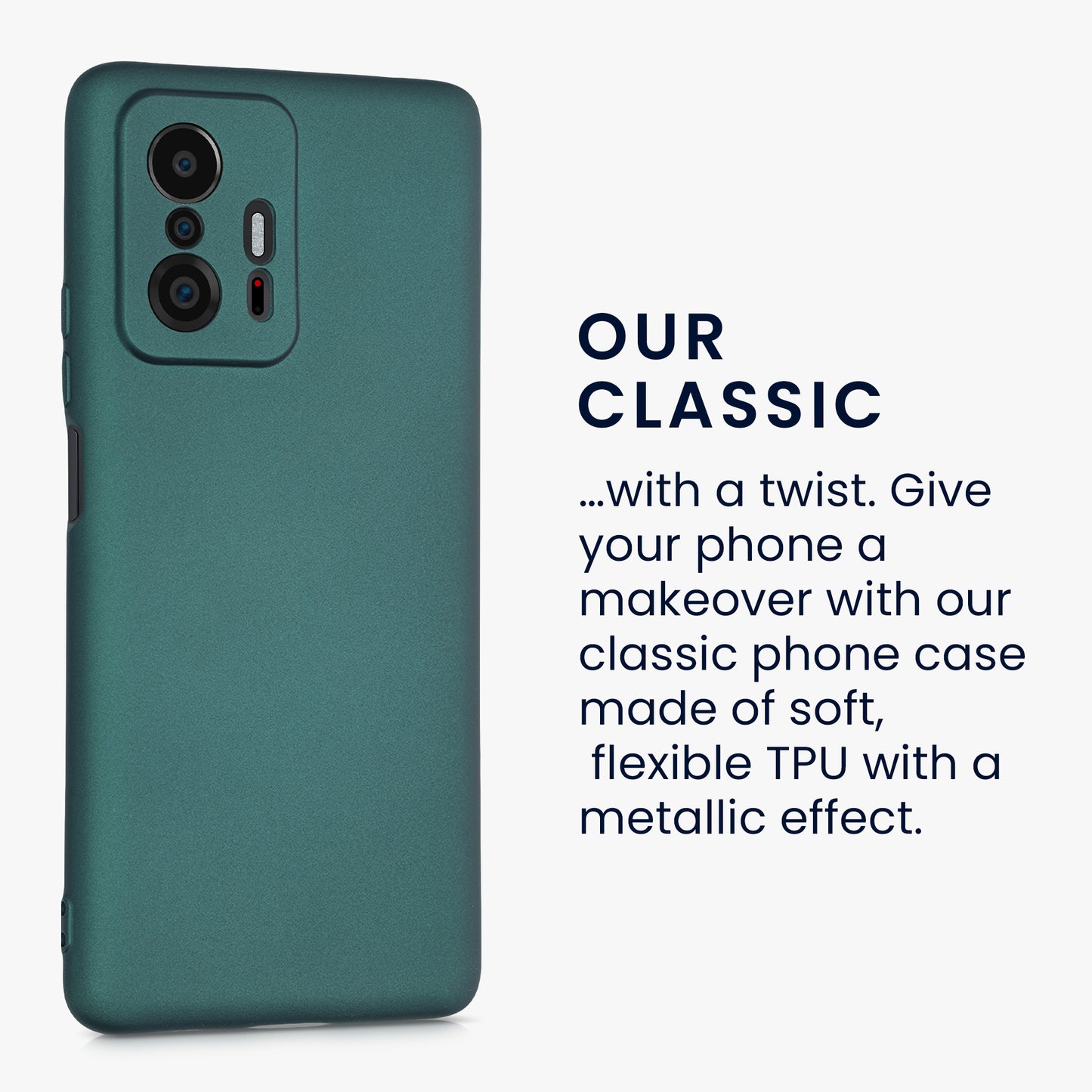 kwmobile Handyhülle für Xiaomi 11T / 11T Pro Hülle Silikon Case Schutzhülle Cover