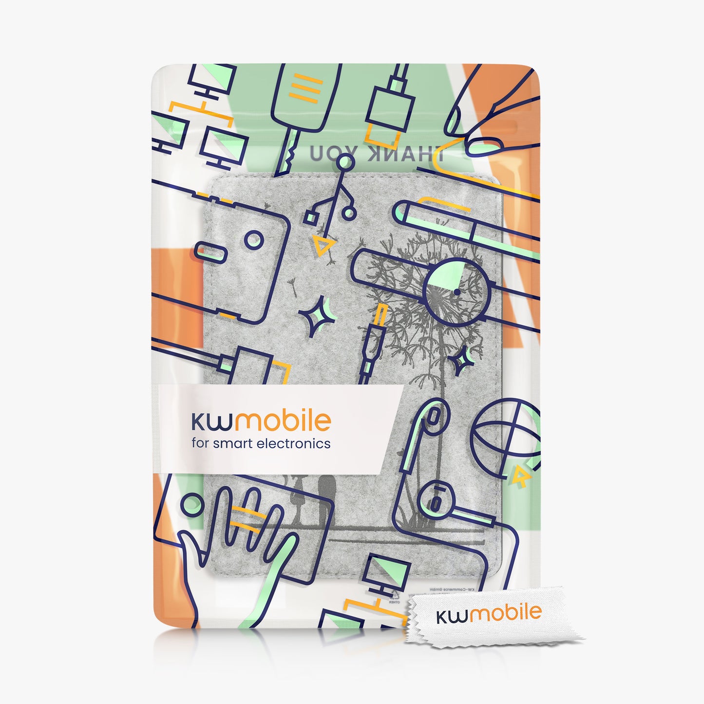 kwmobile Hülle kompatibel mit Amazon Kindle Paperwhite 11. Generation 2021 eReader Schutzhülle Cover Case