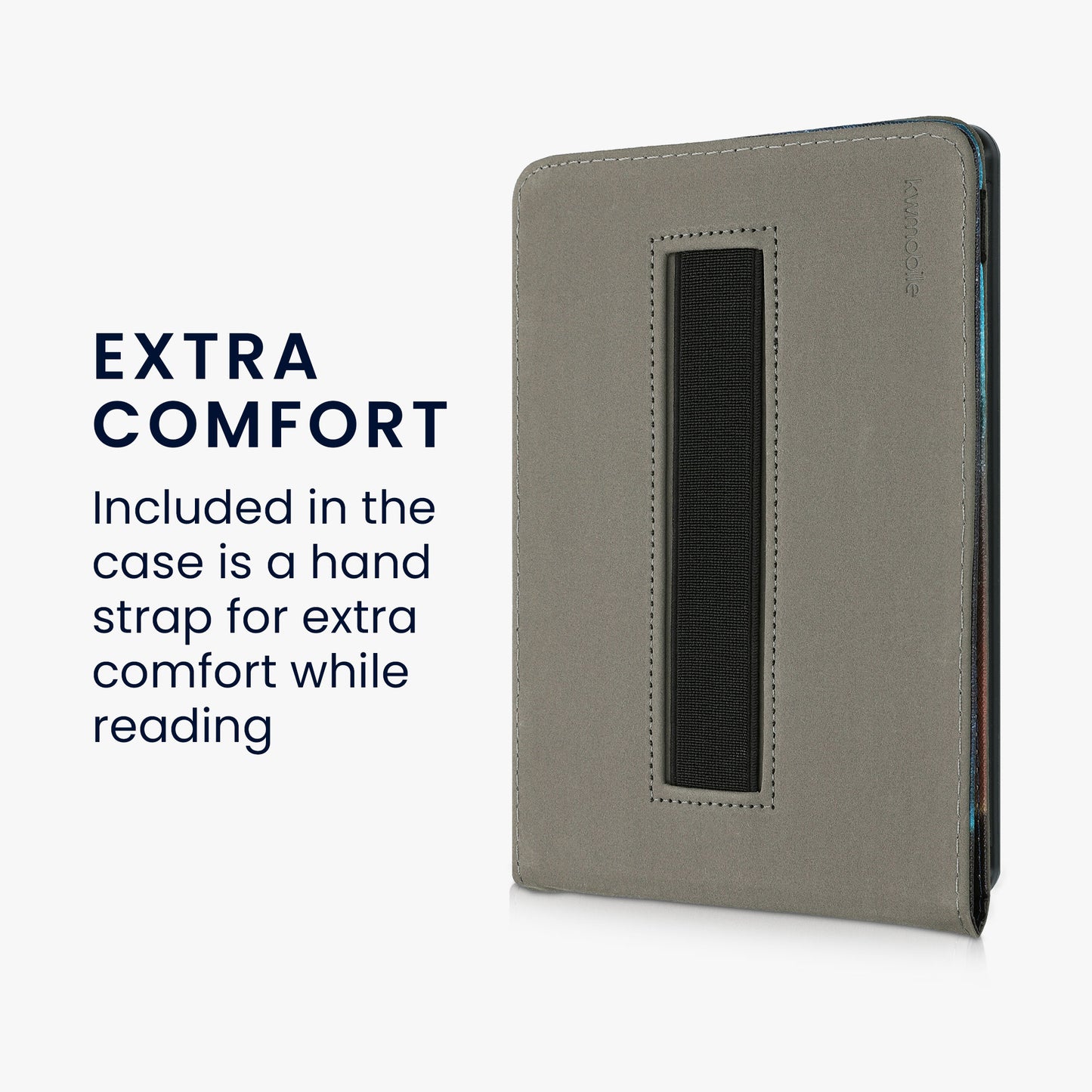 kwmobile Hülle kompatibel mit Amazon Kindle Paperwhite 11. Generation 2021 Hülle - Case mit Schlaufe und Ständer