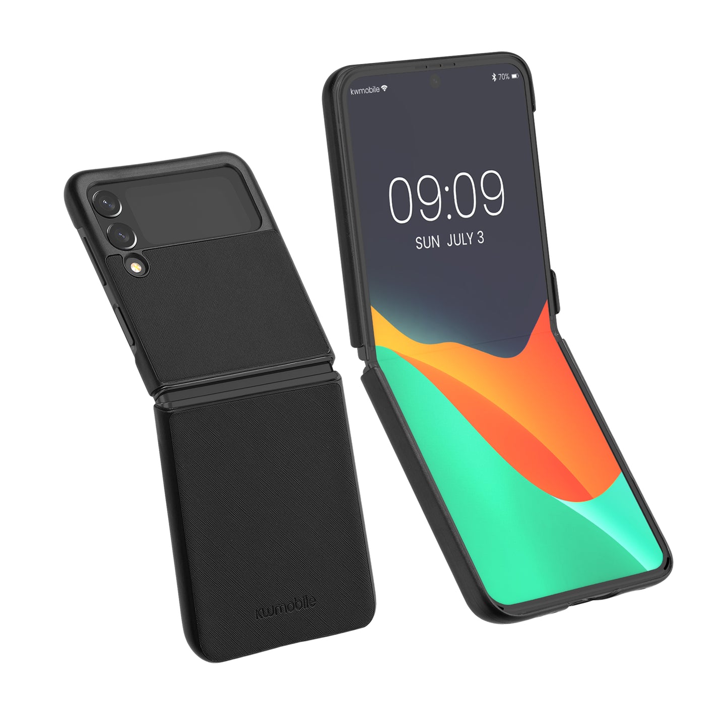 kwmobile Flip Hardcase kompatibel mit Samsung Galaxy Z Flip 3 5G - Hülle für Foldable Handy - Handyhülle