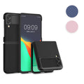 kwmobile Flip Hardcase kompatibel mit Samsung Galaxy Z Flip 3 5G - Hülle für Foldable Handy - Handyhülle in Schwarz Schwarz  