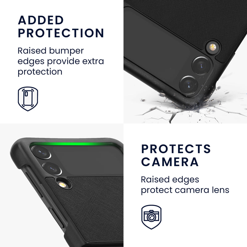 kwmobile Flip Hardcase kompatibel mit Samsung Galaxy Z Flip 3 5G - Hülle für Foldable Handy - Handyhülle