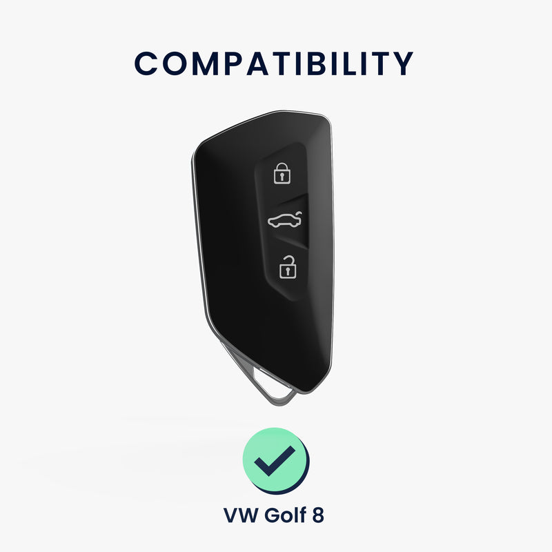 Hülle kompatibel mit VW Golf 8 3-Tasten Autoschlüssel