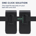 kwmobile Gürteltasche Hülle für Handys mit Gürtelclip - 15,2 x 8 cm Gürtel Case mit Gürtelschlaufe