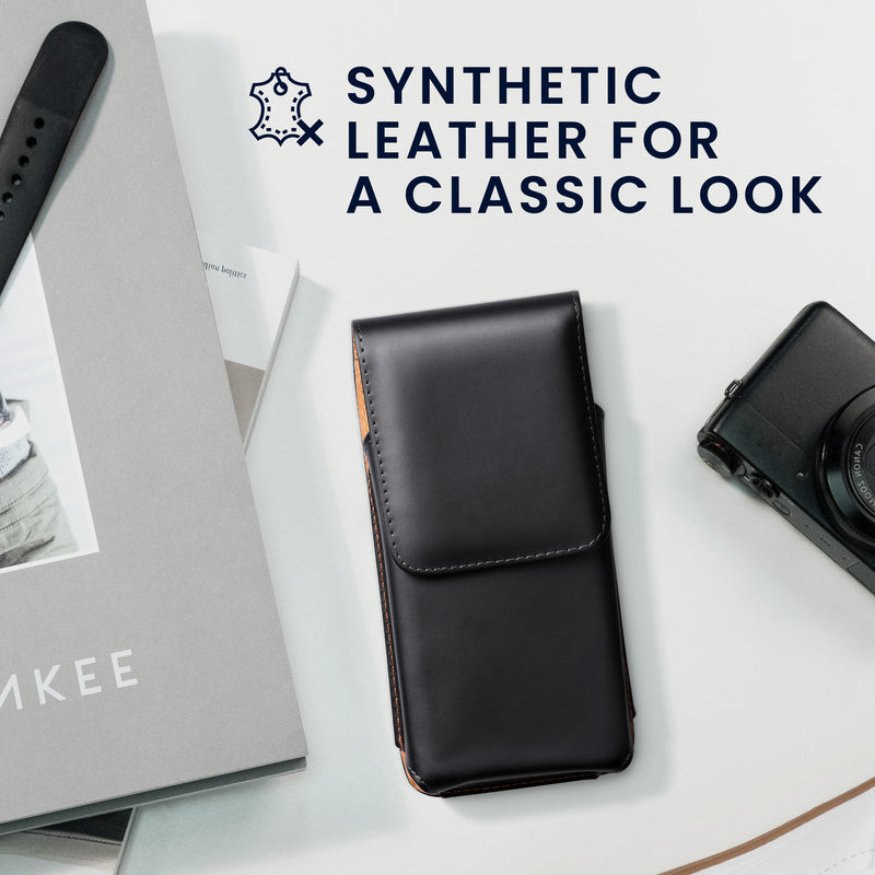 kwmobile Gürteltasche Hülle für Handys mit Gürtelclip - 15,2 x 8 cm Gürtel Case mit Gürtelschlaufe
