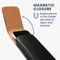 kwmobile Gürteltasche Hülle für Handys mit Gürtelclip - 15,2 x 8 cm Gürtel Case mit Gürtelschlaufe