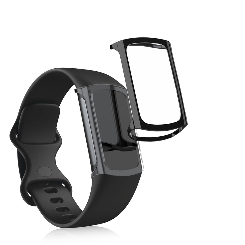 kwmobile Schutzhülle für Fitbit Charge 6 / Charge 5 Fullbody Display Cover Set