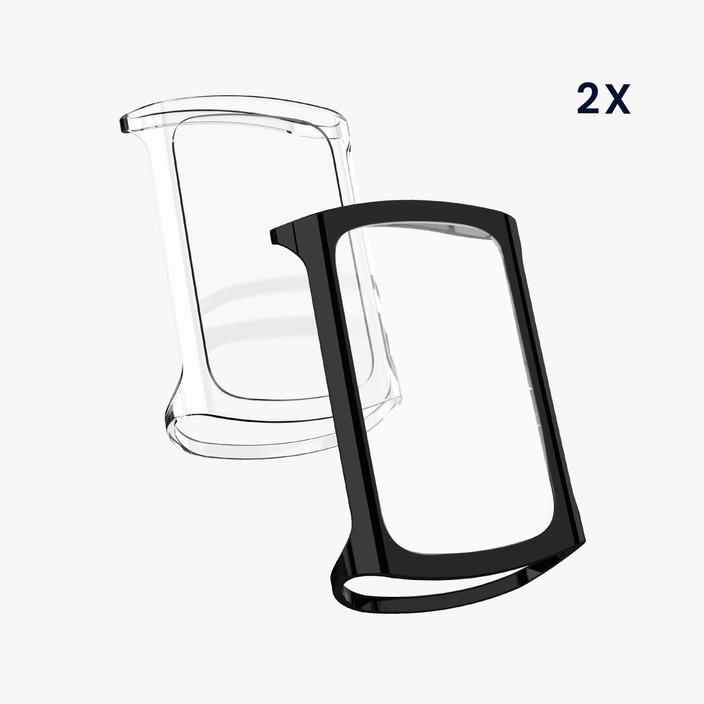 kwmobile Schutzhülle für Fitbit Charge 6 / Charge 5 Fullbody Display Cover Set