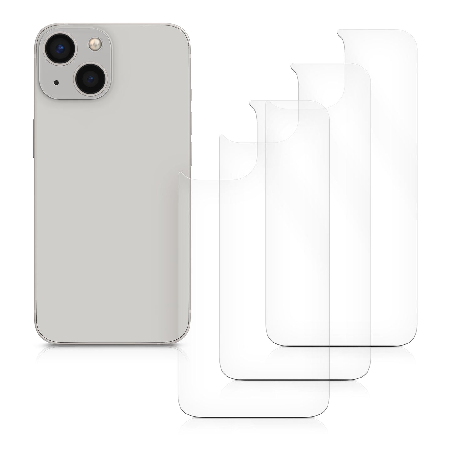 Schutzfolie Rückseite kompatibel mit Apple iPhone 13 mini