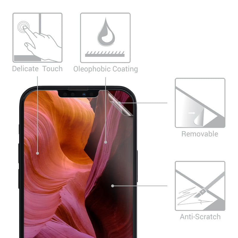 3x Folie kristallklar für Apple iPhone 13 mini