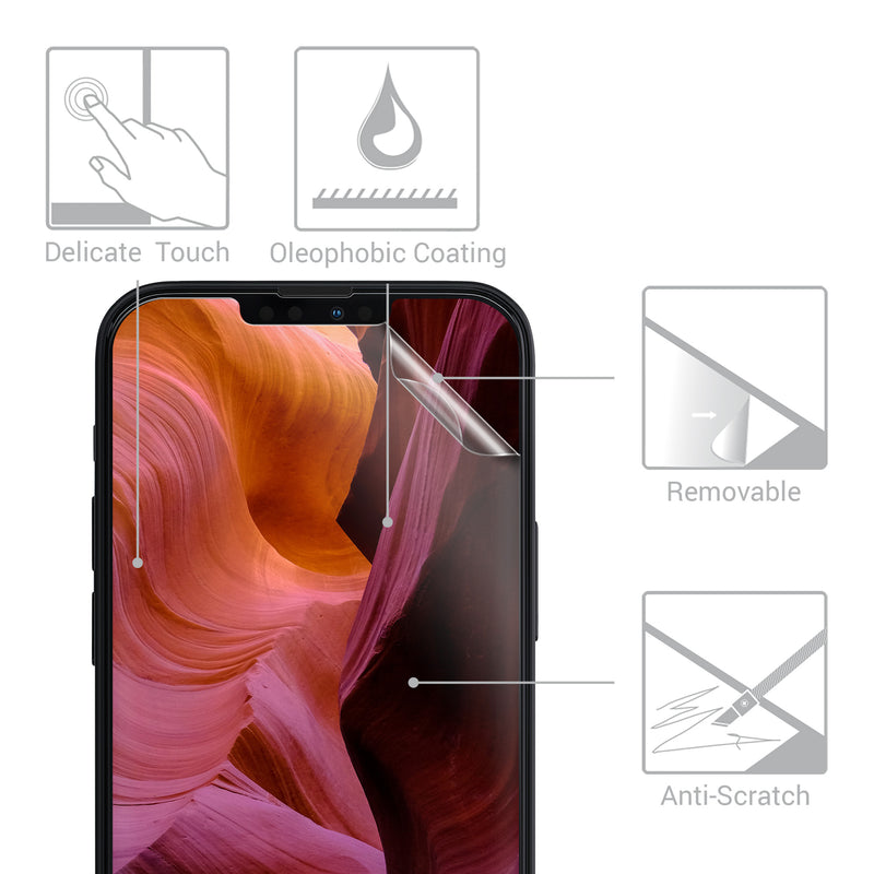 kwmobile Displayschutzfolie kompatibel mit Apple iPhone 17e / iPhone 16e / iPhone 14 / iPhone 13 Folie Set