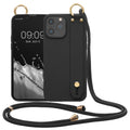 kwmobile Hülle kompatibel mit Apple iPhone 13 Pro Max - Handyhülle mit Schlaufe Ring - Handy Cover Case