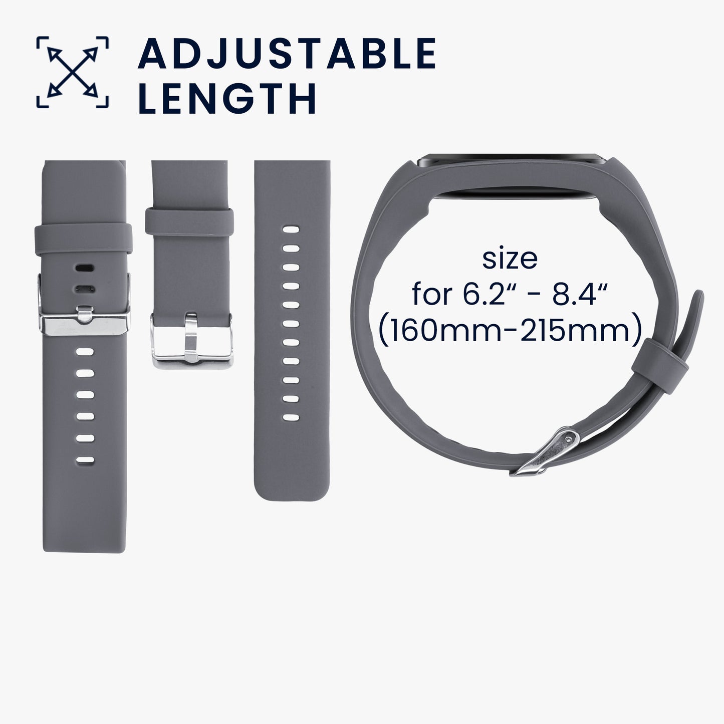 kwmobile Uhrenarmband für Polar A360 / A370 Armband Fitnesstracker Band Set Ersatzarmband Smartwatch