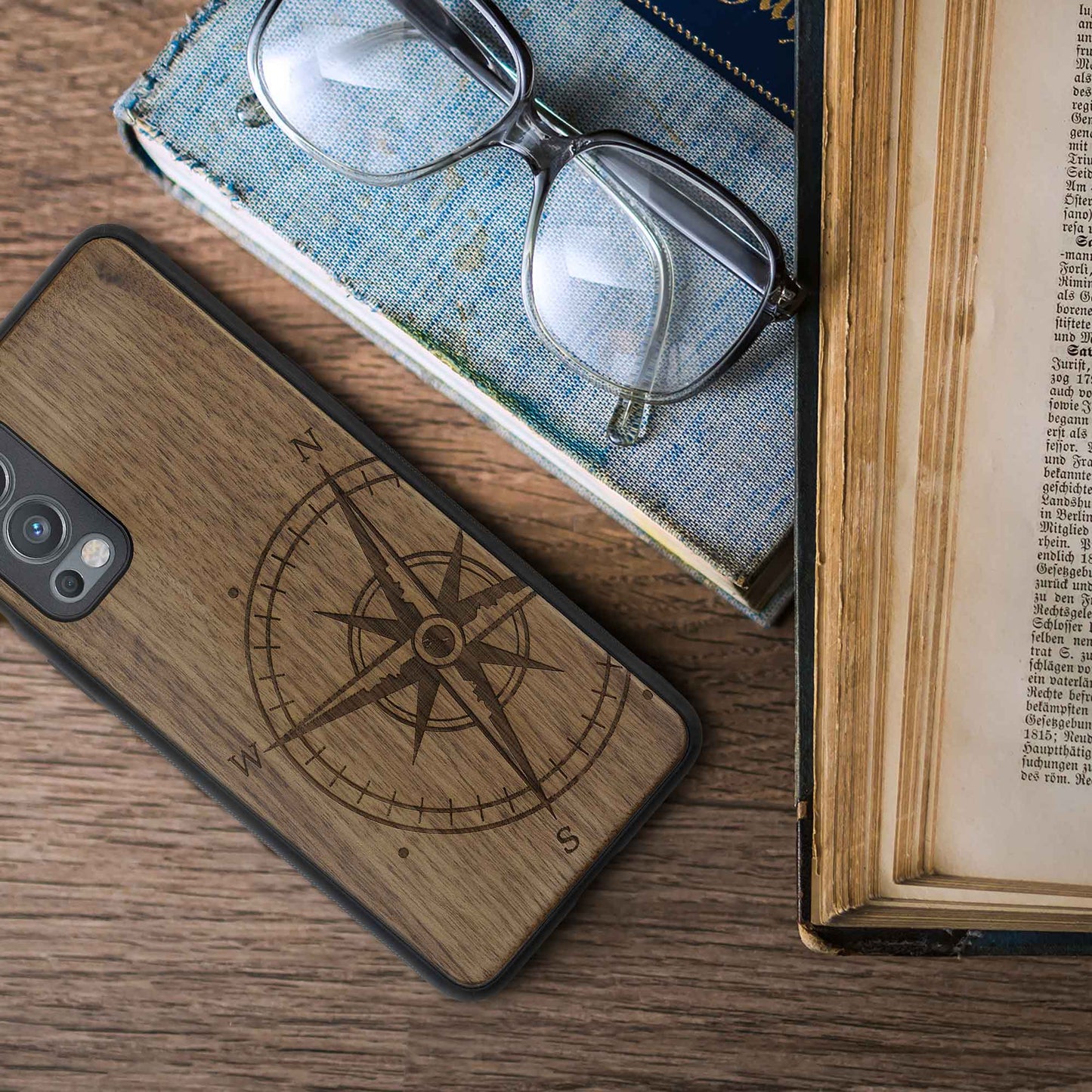 kwmobile Hülle kompatibel mit OnePlus Nord 2 5G Handy Cover TPU Handyhülle Schwarz Maya Kalender Art