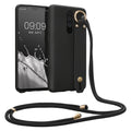 kwmobile Hülle kompatibel mit Xiaomi Redmi Note 8 Pro - Handyhülle mit Schlaufe Ring - Handy Cover Case