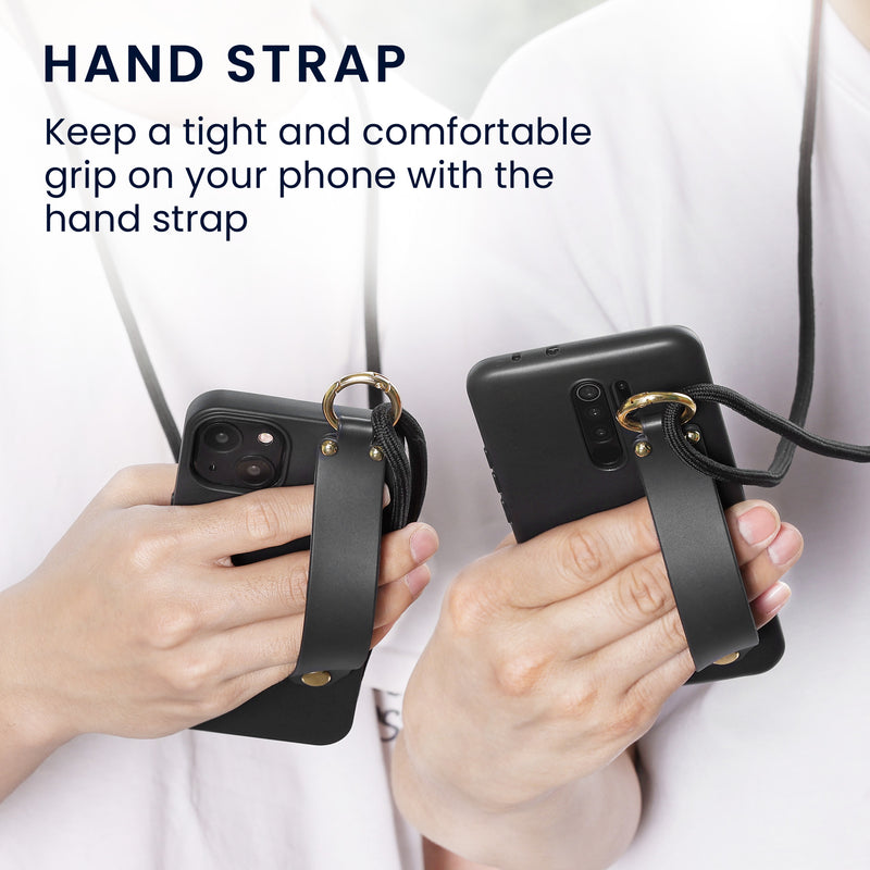 kwmobile Hülle kompatibel mit Xiaomi Redmi Note 8 Pro - Handyhülle mit Schlaufe Ring - Handy Cover Case