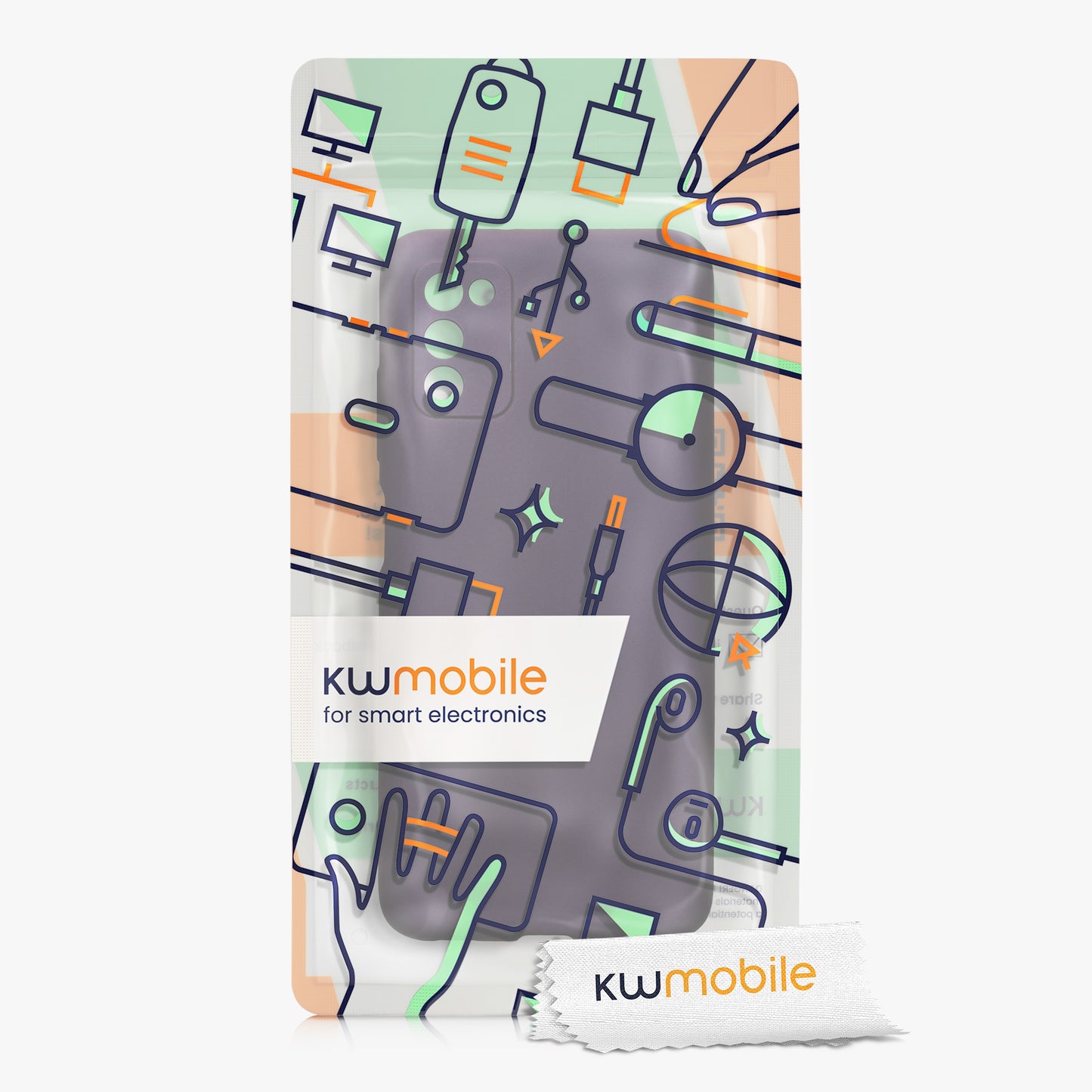 kwmobile Handyhülle für Samsung Galaxy A03s Hülle - Silikon Case Schutzhülle Cover