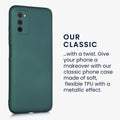 kwmobile Handyhülle für Samsung Galaxy A03s Hülle - Silikon Case Schutzhülle Cover