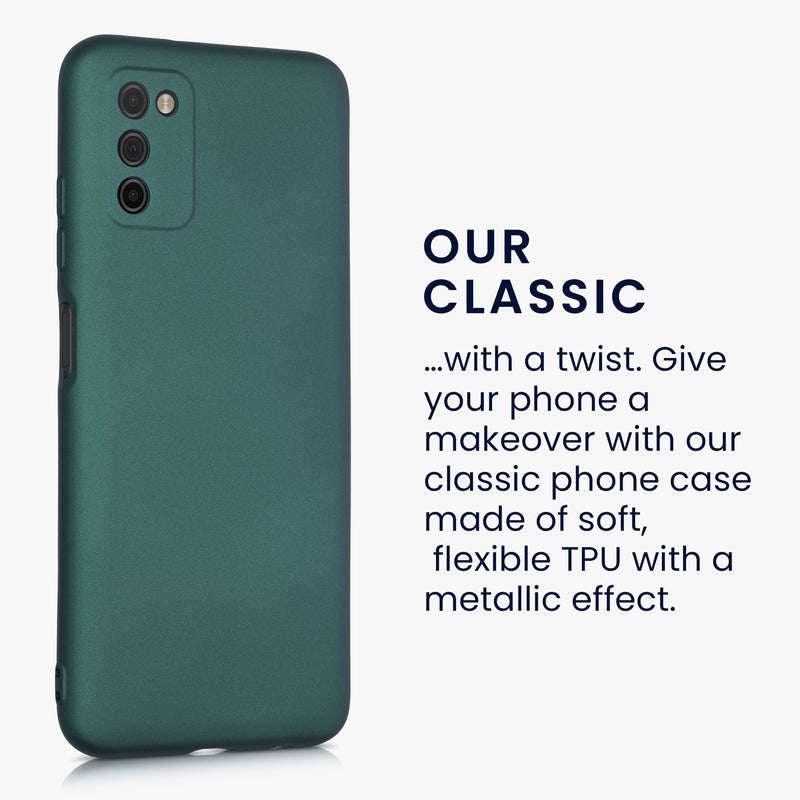 kwmobile Handyhülle für Samsung Galaxy A03s Hülle - Silikon Case Schutzhülle Cover