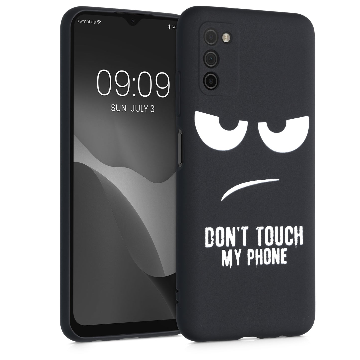 kwmobile Hülle kompatibel mit Samsung Galaxy A03s - Handyhülle Silikon Case