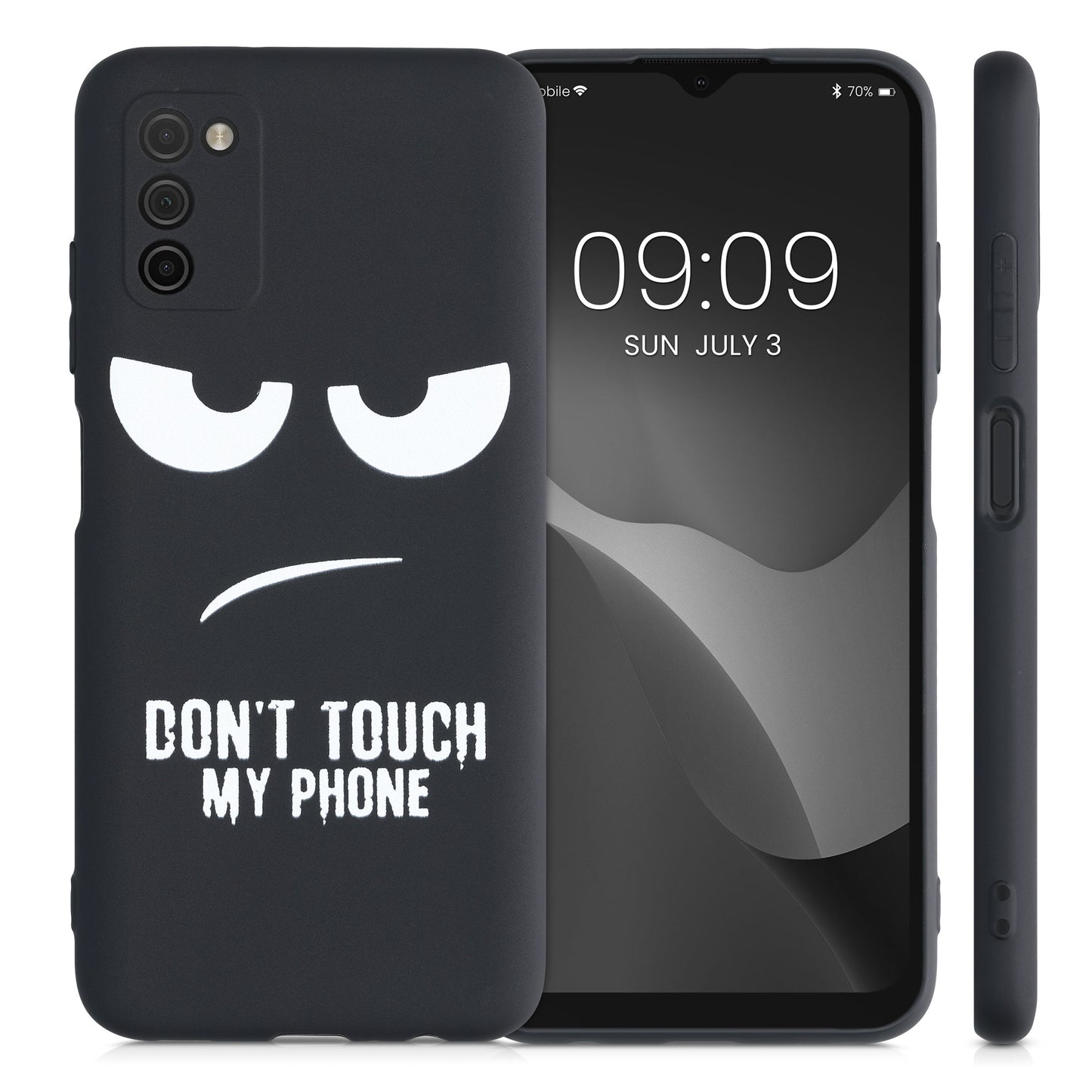 kwmobile Hülle kompatibel mit Samsung Galaxy A03s - Handyhülle Silikon Case