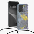 kwmobile Necklace Case kompatibel mit Xiaomi 11T / 11T Pro Hülle Silikon Cover mit Handykette