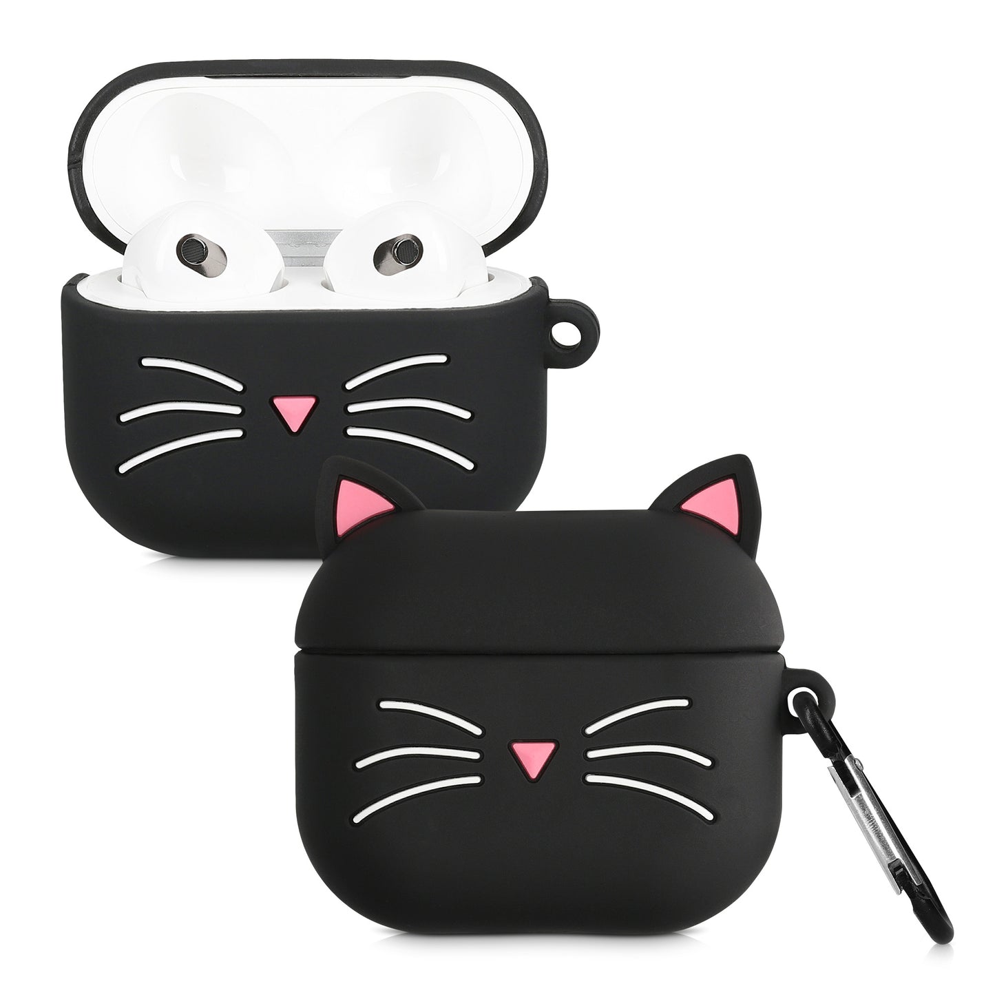 Silikon Hülle für Apple AirPods 3 Katze