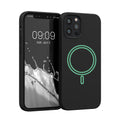 kwmobile Hülle kompatibel mit Apple iPhone 12 / iPhone 12 Pro Hülle magnetisches Silikon Case kompatibel mit MagSafe Cover gummiert