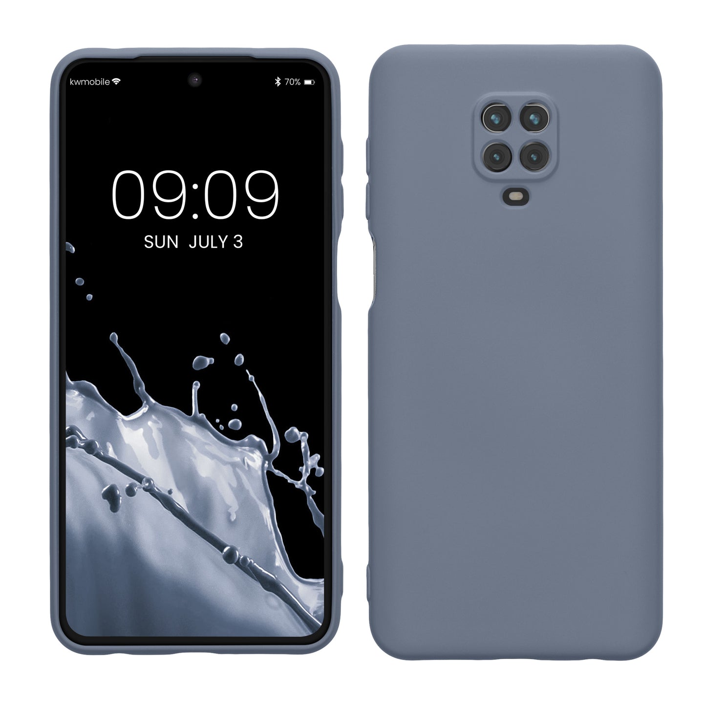 kwmobile Hülle kompatibel mit Xiaomi Redmi Note 9S / 9 Pro / 9 Pro Max - Schutzhülle für kabelloses Laden - Case