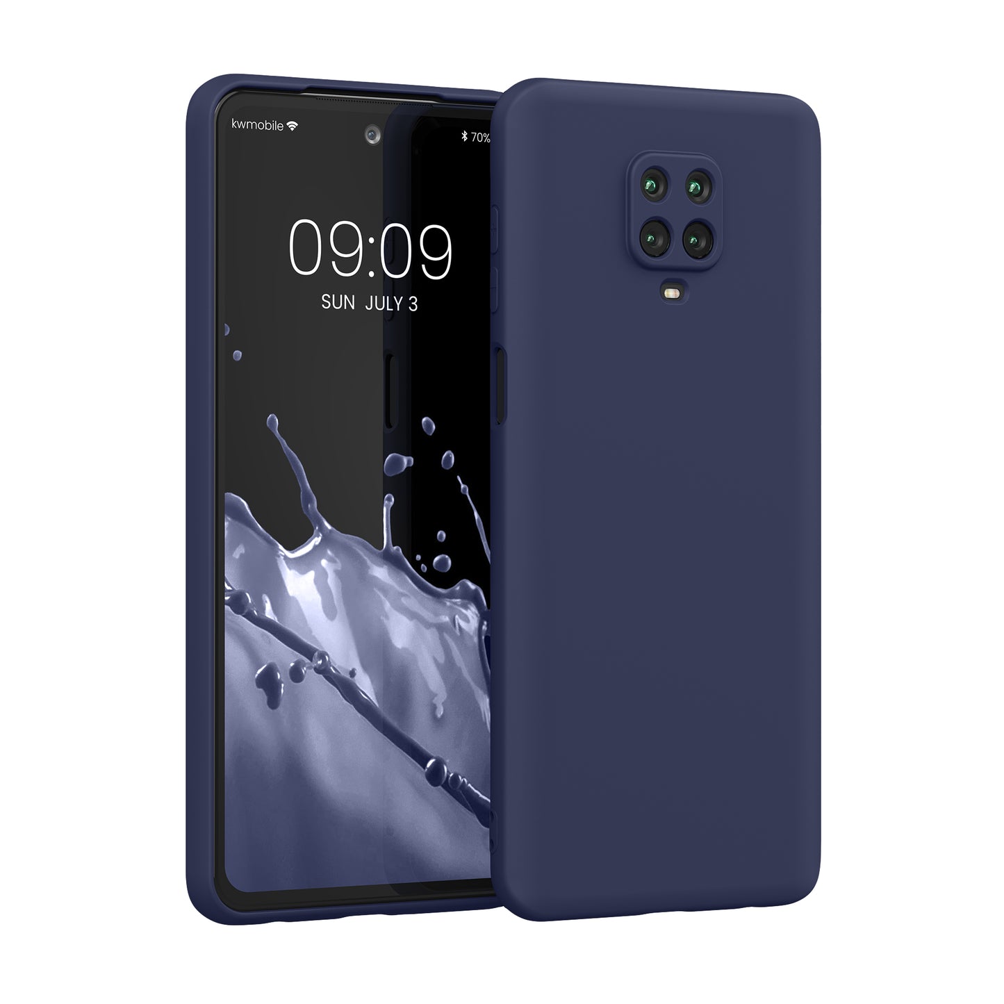 kwmobile Hülle kompatibel mit Xiaomi Redmi Note 9S / 9 Pro / 9 Pro Max - Schutzhülle für kabelloses Laden - Case
