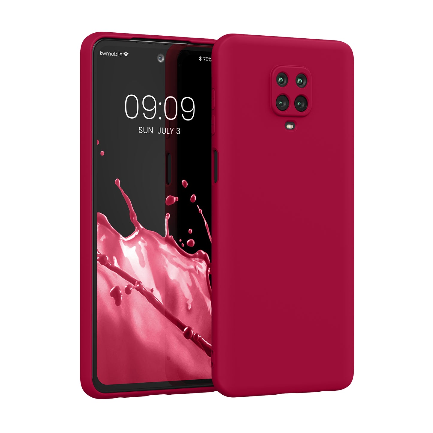 kwmobile Hülle kompatibel mit Xiaomi Redmi Note 9S / 9 Pro / 9 Pro Max - Schutzhülle für kabelloses Laden - Case
