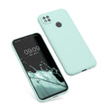 Slim Gummierte Silikon Hülle für Xiaomi Redmi 9C in Cool Mint
