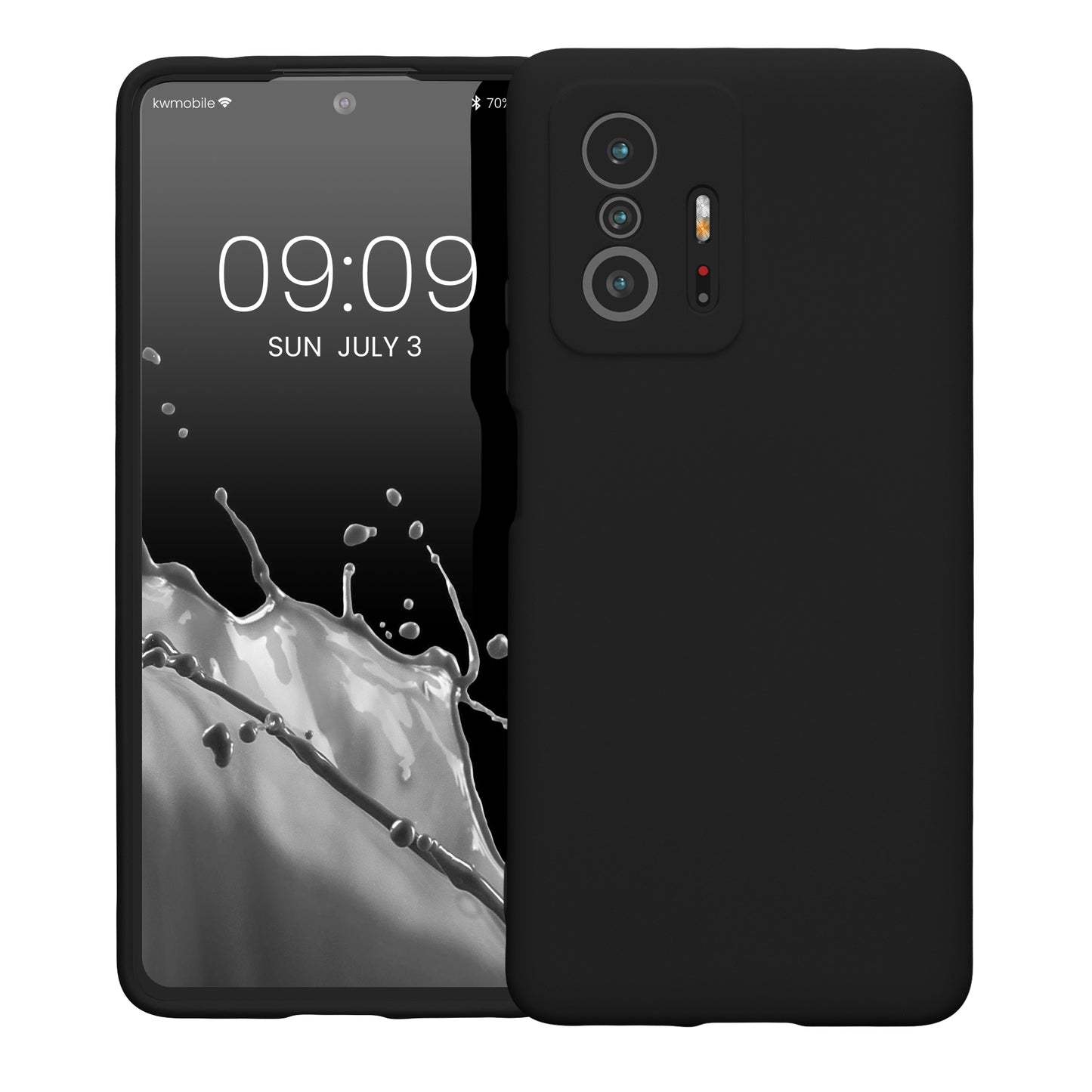 kwmobile Hülle kompatibel mit Xiaomi 11T / 11T Pro Hülle - Schutzhülle für kabelloses Laden - Case