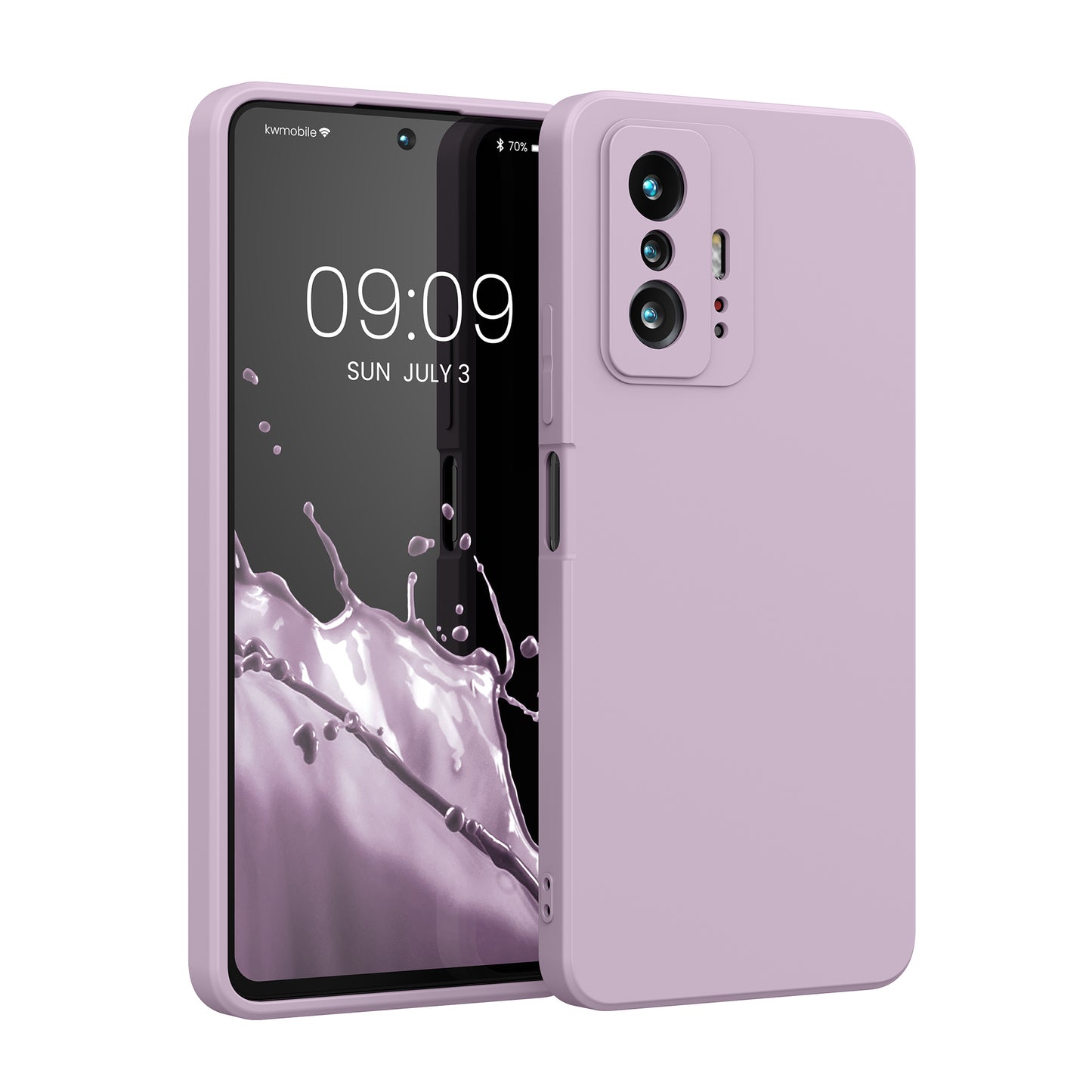 kwmobile Hülle kompatibel mit Xiaomi 11T / 11T Pro Hülle - Schutzhülle für kabelloses Laden - Case