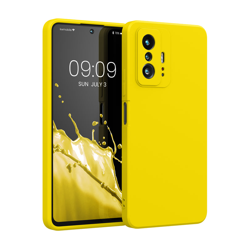 kwmobile Hülle kompatibel mit Xiaomi 11T / 11T Pro Hülle - Schutzhülle für kabelloses Laden - Case
