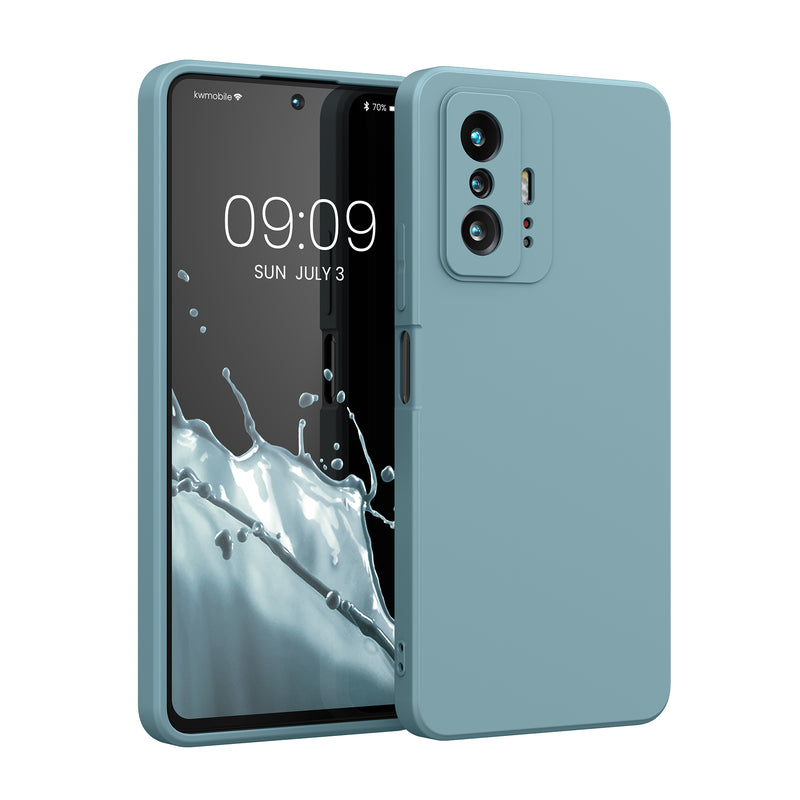kwmobile Hülle kompatibel mit Xiaomi 11T / 11T Pro Hülle - Schutzhülle für kabelloses Laden - Case