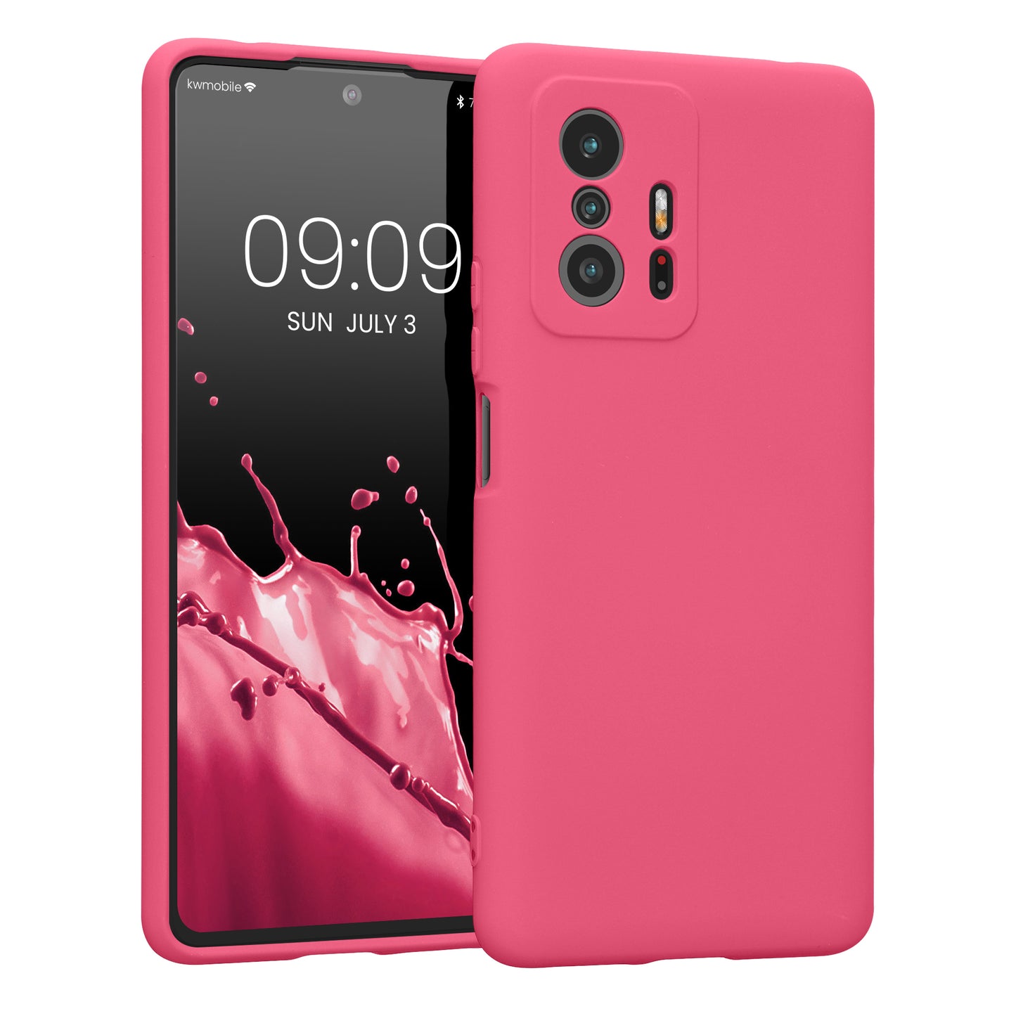 kwmobile Hülle kompatibel mit Xiaomi 11T / 11T Pro Hülle - Schutzhülle für kabelloses Laden - Case