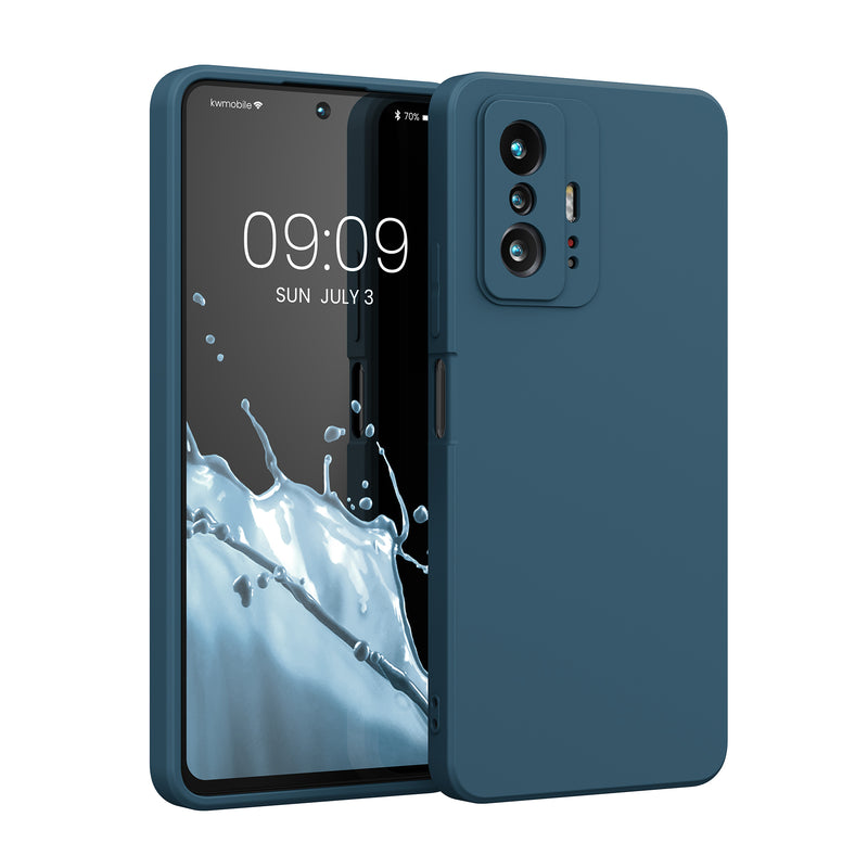 kwmobile Hülle kompatibel mit Xiaomi 11T / 11T Pro Hülle - Schutzhülle für kabelloses Laden - Case