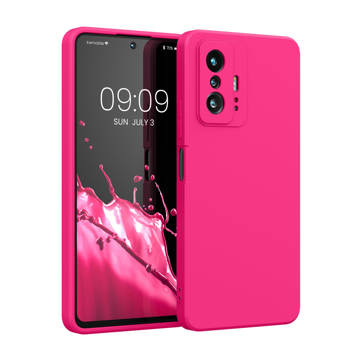 kwmobile Hülle kompatibel mit Xiaomi 11T / 11T Pro Hülle - Schutzhülle für kabelloses Laden - Case