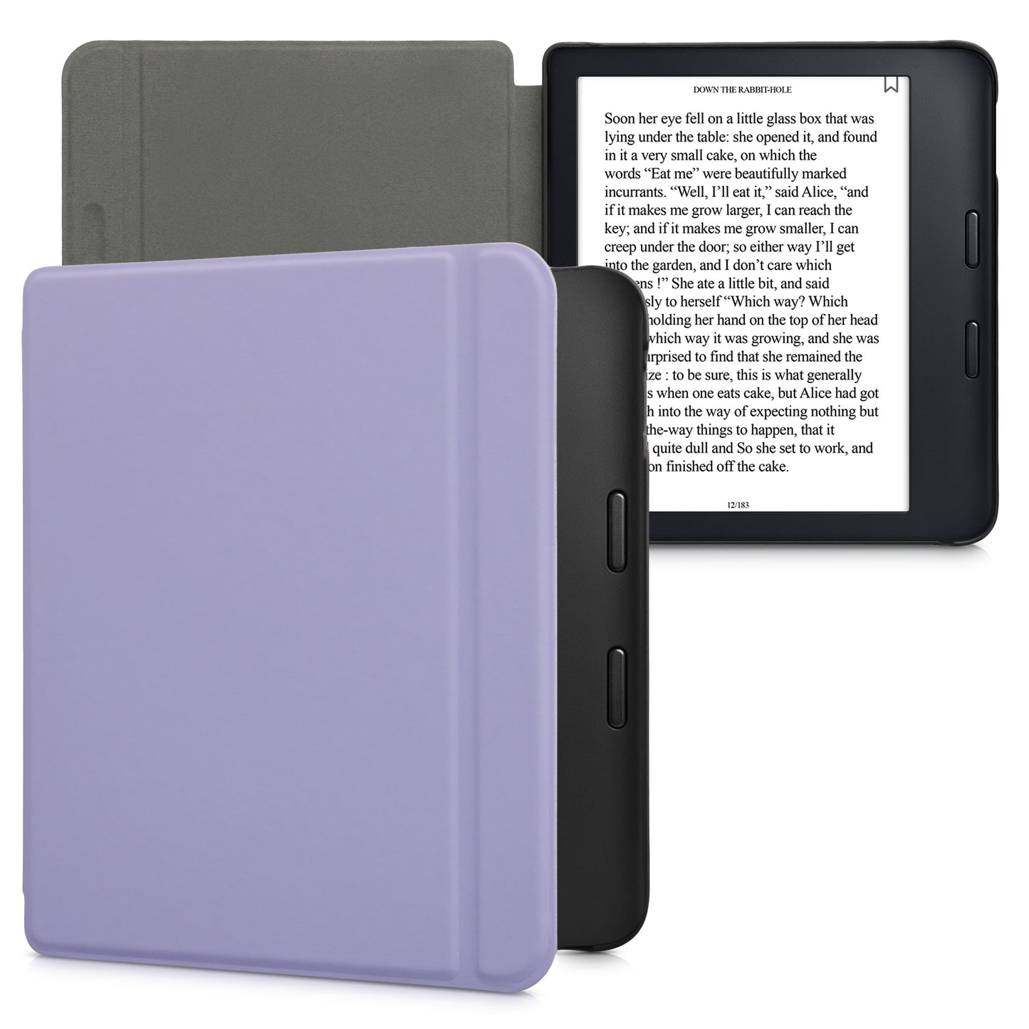 kwmobile Klapphülle kompatibel mit Kobo Libra 2 Hülle - eReader Case aus Kunstleder - Cover