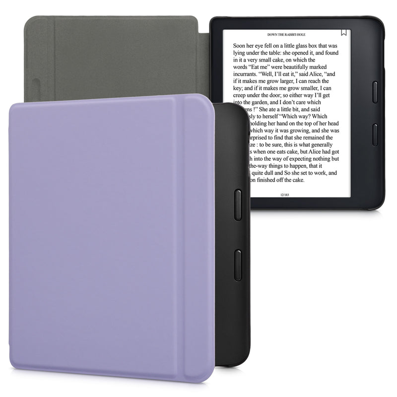 kwmobile Klapphülle kompatibel mit Kobo Libra 2 Hülle - eReader Case aus Kunstleder - Cover