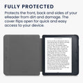 kwmobile Klapphülle kompatibel mit Kobo Libra 2 Hülle - eReader Case aus Kunstleder - Cover