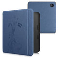 kwmobile Schutzhülle für Kobo Libra 2 Hülle - eReader Flip Case mit Auto Sleep Funktion - Galaxie Baum Wiese