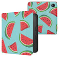 kwmobile Schutzhülle für Kobo Libra 2 Hülle - eReader Flip Case mit Auto Sleep Funktion - Galaxie Baum Wiese